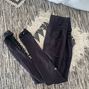 Airbrush mesh side leggings